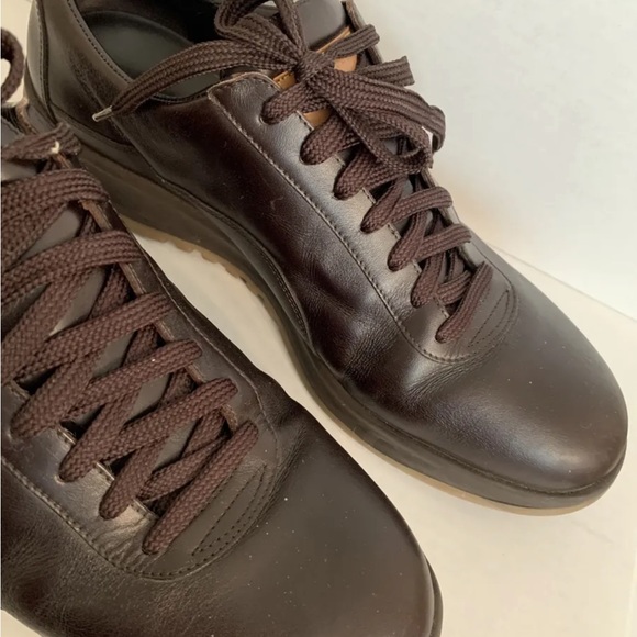 Louis Vuitton Black Leather Lace Up Oxford Size 43.5 Louis Vuitton